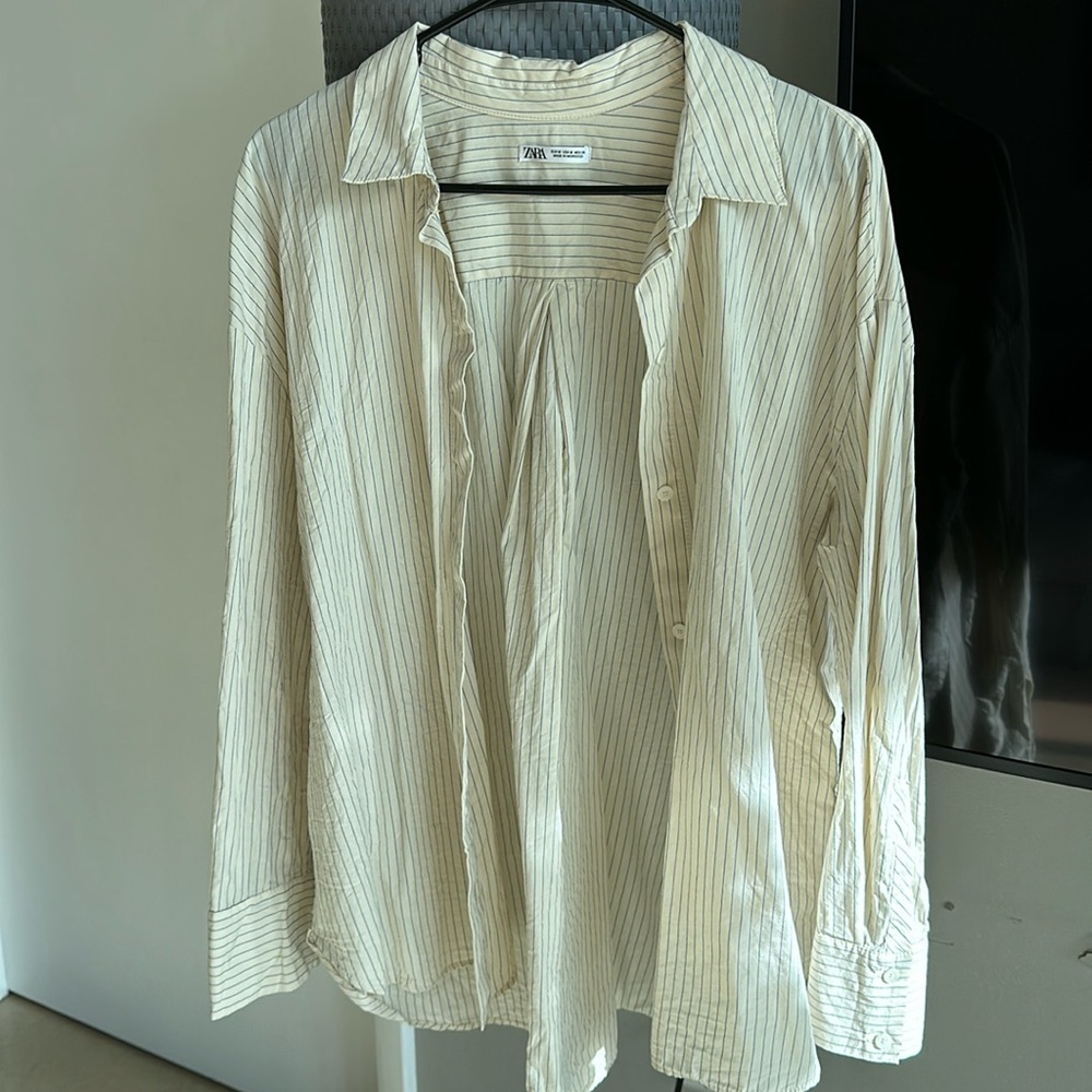 100% cotton button down